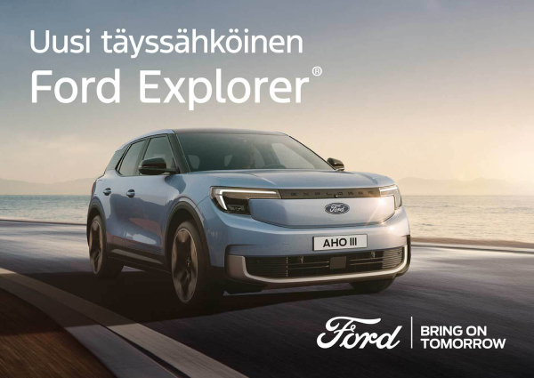 Täyssähköinen Ford Explorer