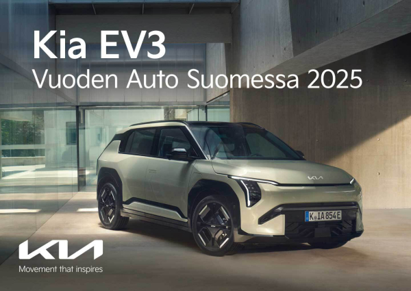 Kia EV3 Vuoden Auto Suomessa