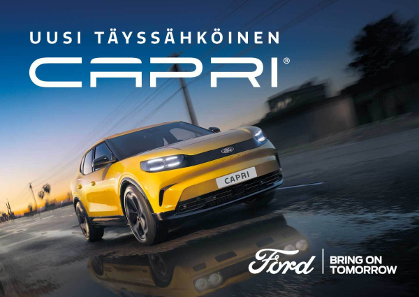 Uusi täyssähköinen Ford Capri