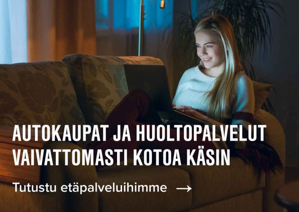 KAIKKI AUTOILUUN LIITTYVÄT PALVELUT MYÖS ETÄNÄ
